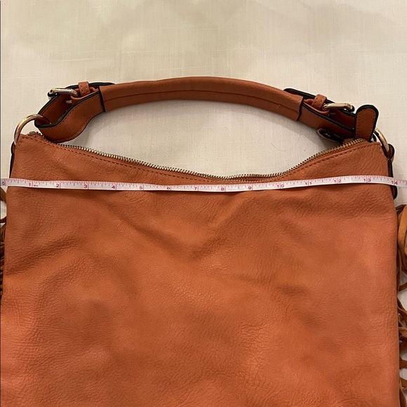 Fringe Leather Shoulder Bag - Picture 11 of 13